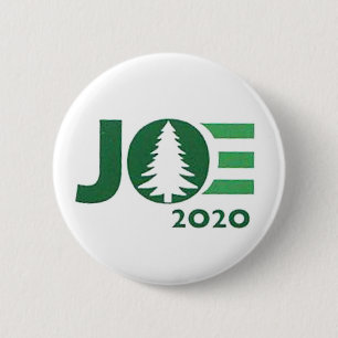 Joe 2020 Green Logo Button