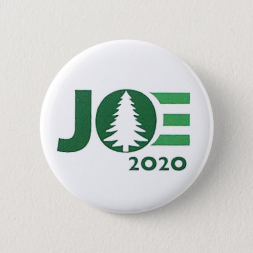 Joe 2020 Green Logo Button
