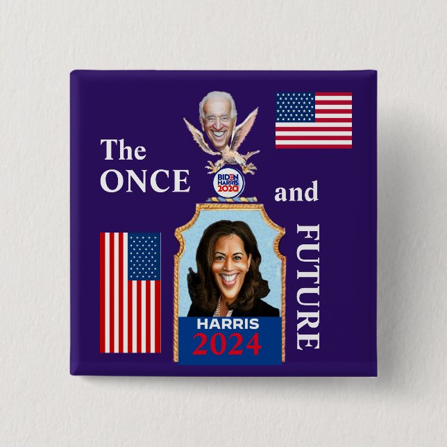 Joe 2020 / Harris 2024 Button (Front)