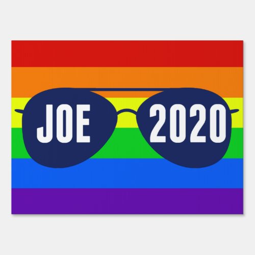 Joe 2020 Rainbow Sunglasses Sign