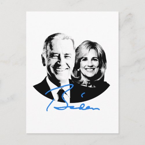 Joe and Jill Biden Signature Postcard