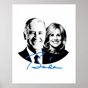 Joe and Jill Biden Signature Poster
