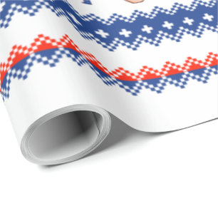 Joe and Kamala Aviator Christmas Wrapping Paper