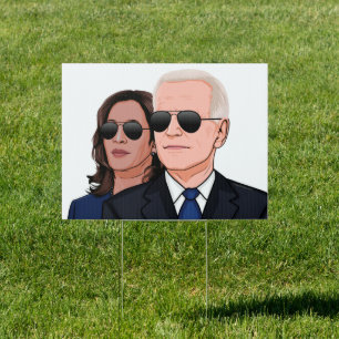 Joe and Kamala Aviators Sign