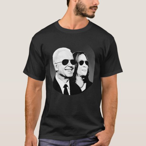 Joe and Kamala Aviators T_Shirt