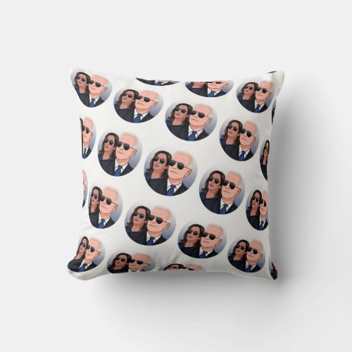 Joe and Kamala Aviators Throw Pillow