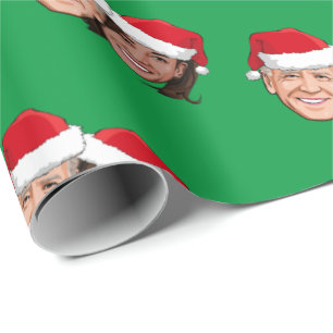 Joe and Kamala Christmas Wrapping Paper