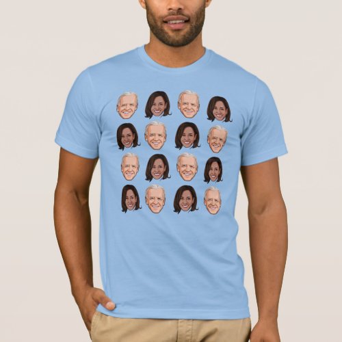 Joe and Kamala Pattern T_Shirt