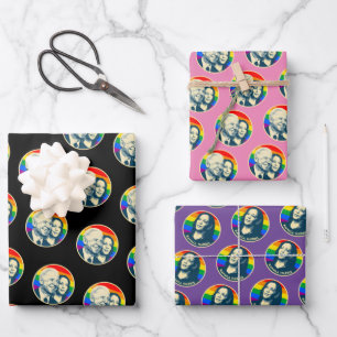 Joe and Kamala Pride Holiday Wrapping Paper Sheets