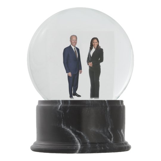 Joe and Kamala Snow Globe