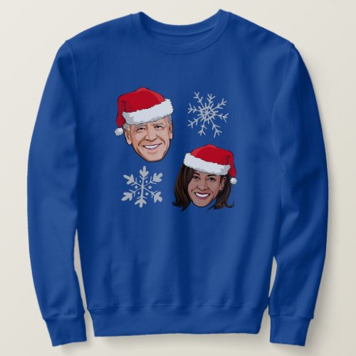 JOE AND KAMALA SNOWFLAKES SWEATSHIRT