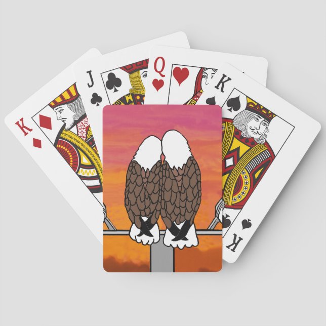 Joe and Marilyn Love To Watch the Sunset Poker Cards (Back)