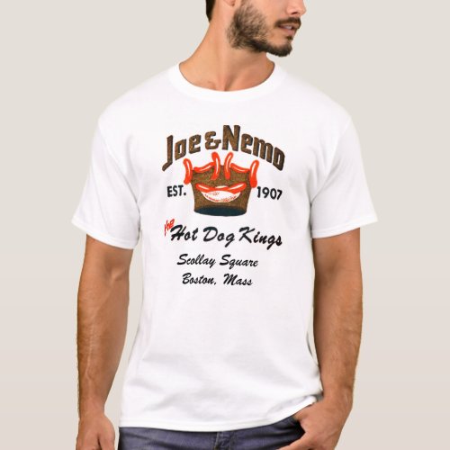Joe and Nemo Hot Dogs Scollay Square Boston MA T_Shirt