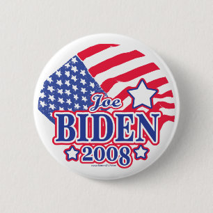 Joe Biden 2008 Flag Button 