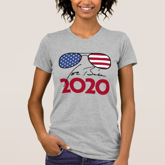 JOE BIDEN 2020 (AVIATORS) T-Shirt (Front)