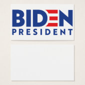 Joe Biden 2020 Biden for President (Front & Back)
