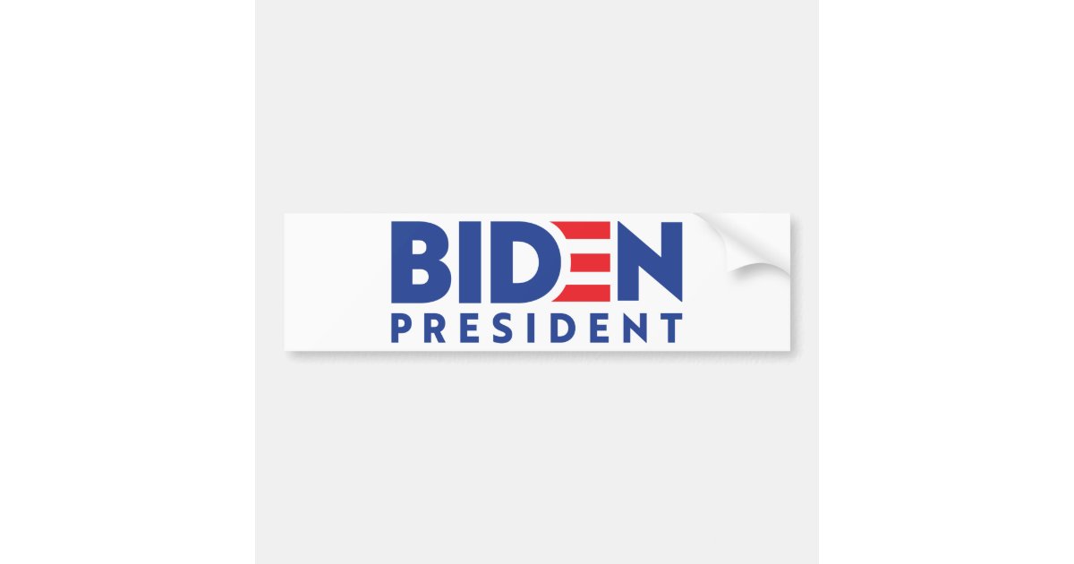 Joe Biden 2020 Biden for President Bumper Sticker Zazzle