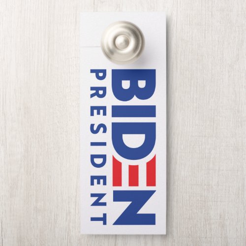 Joe Biden 2020 Biden for President Door Hanger