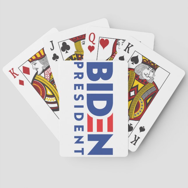 Joe Biden 2020 Biden for President Poker Cards (Back)