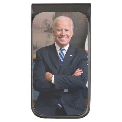 Joe Biden 2020 Candidate for President Gunmetal Finish Money Clip