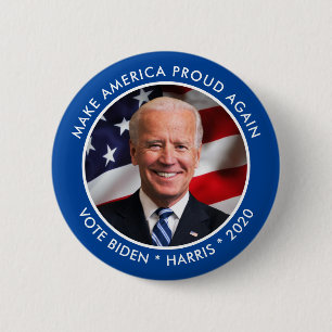 Joe Biden 2020 Collectible Keepsake Photo Button