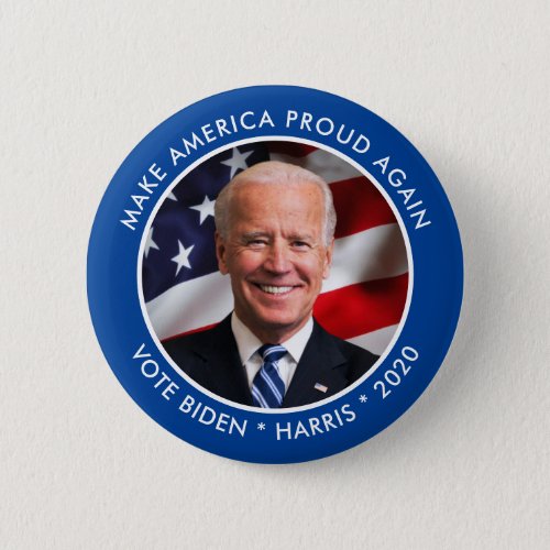 Joe Biden 2020 Collectible Keepsake Photo Button