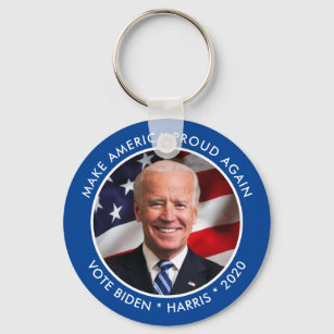 Joe Biden 2020 Collectible Keepsake Photo Keychain