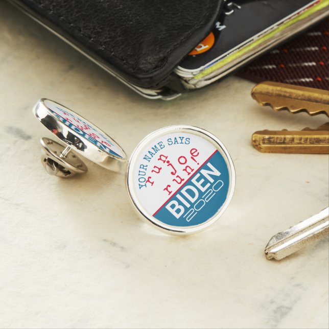Joe Biden 2020 Election Custom Political Vote Lapel Pin (In Situ)