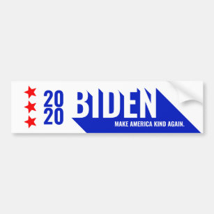 Joe Biden 2020 Election Make America Kind Again Bumper Sticker