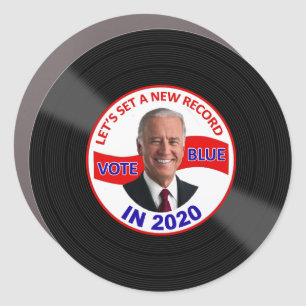 Joe Biden 2020 Election Vinyl Record Car Magnet