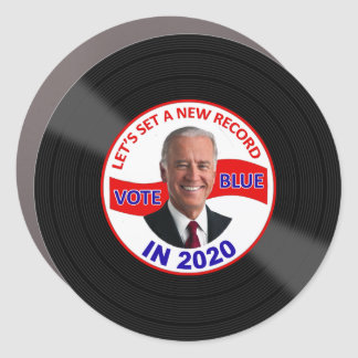 Joe Biden 2020 Election Vinyl Record Car Magnet