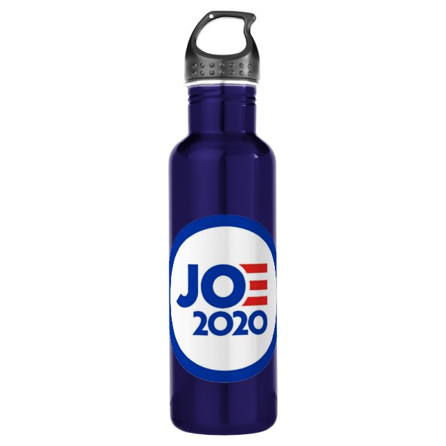 Joe Biden 2020 logo Stainless Steel Water Bottle (Front)
