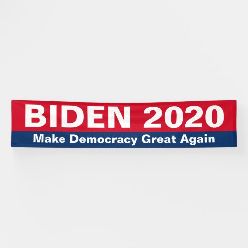 Joe Biden 2020 _ Make Democracy Great Again Banner