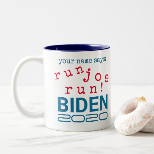 Joe Biden 2020 Presidential Election Funny Two_Tone Coffee Mug