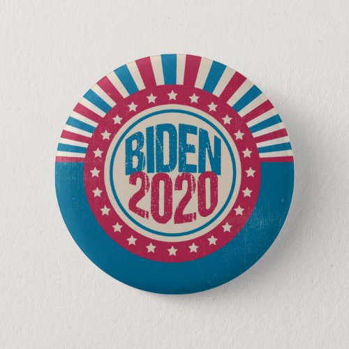Joe Biden 2020 Retro Political Button