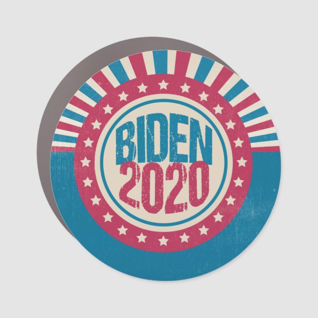Joe Biden 2020 Retro Political Car Magnet (Front)