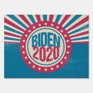 Joe Biden 2020 Retro Political Sign