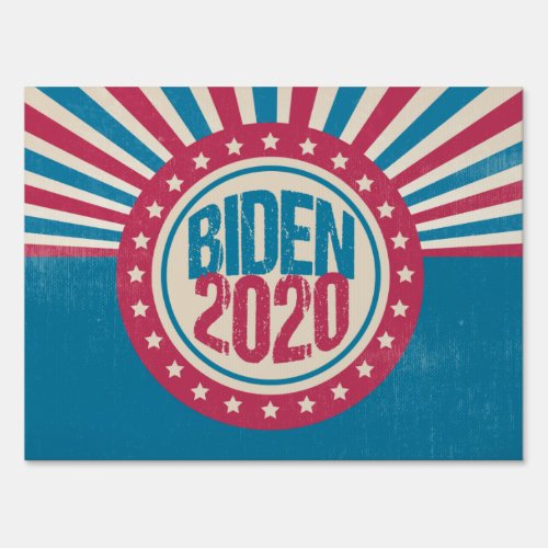 Joe Biden 2020 Retro Political Sign