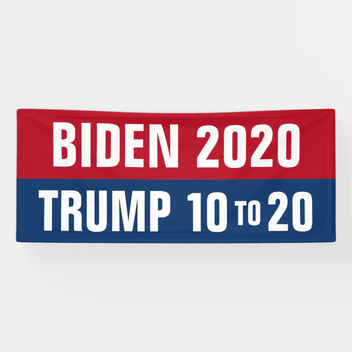 Biden is Not My President 13 oz Banner Heavy-Duty Vinyl Single-Sided with Metal Grommets Non-Fabric 