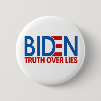 Joe Biden 2020 Truth over Lies Button