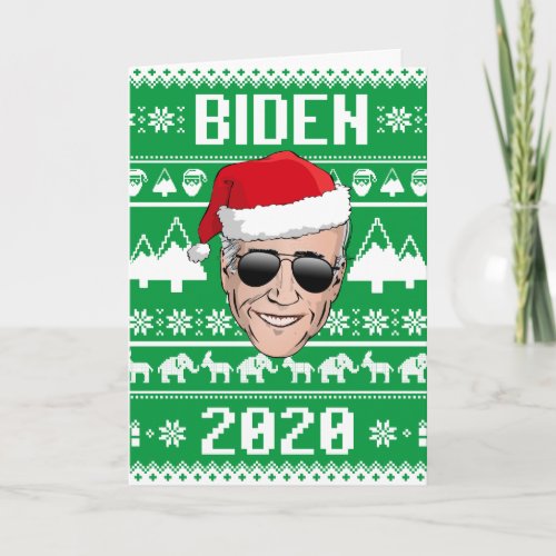 Joe Biden 2020 Ugly Christmas Card