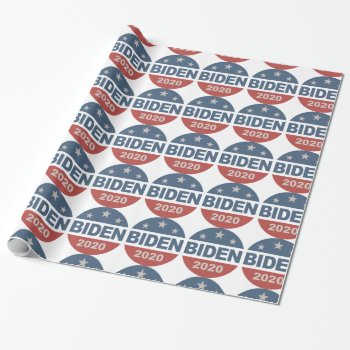 Joe Biden 2020 Wrapping Paper by mcgags at Zazzle