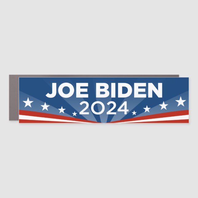 Joe Biden 2024 Bumper Car Magnet (Front)