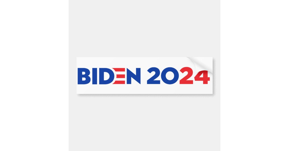 Joe Biden 2024 Bumper Sticker Zazzle