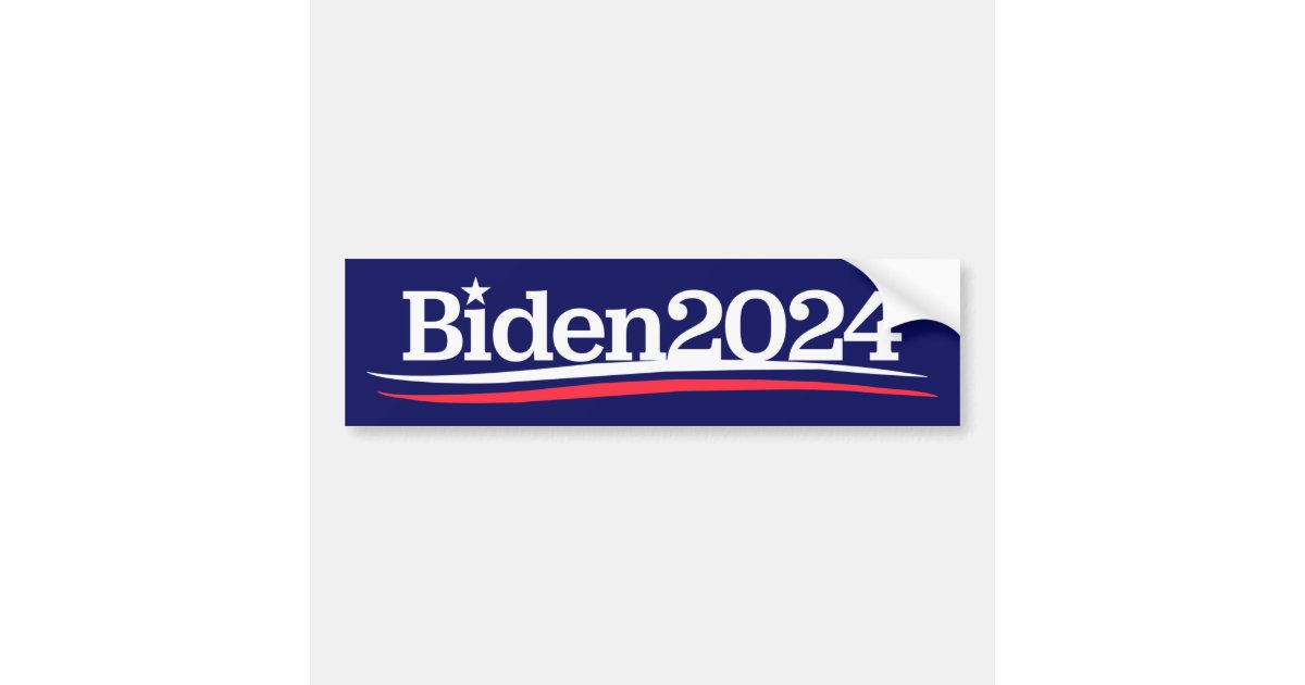 Joe Biden 2024 Bumper Sticker Zazzle