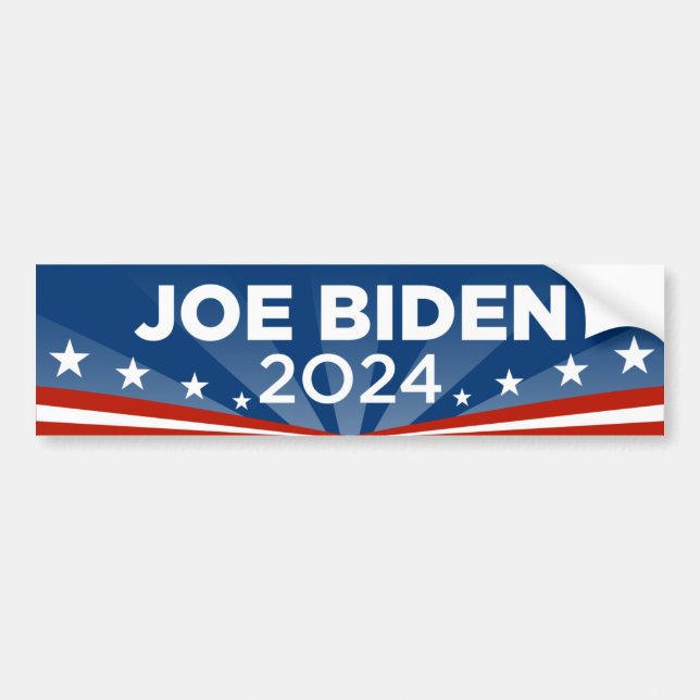 Joe Biden 2024 Bumper Sticker (Front)