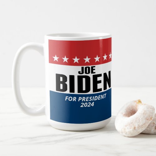 Joe Biden 2024 _ Classic Design Red White Blue Coffee Mug