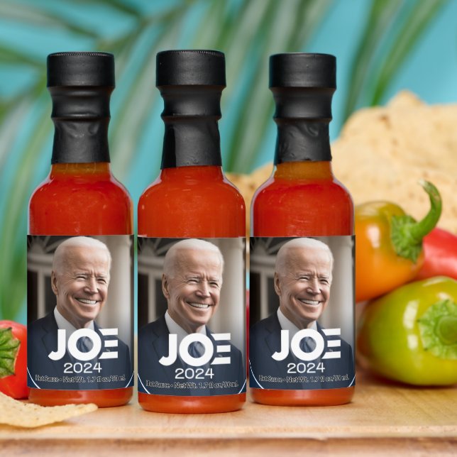 Joe Biden 2024 for President Photo Hot Sauces (Multi)