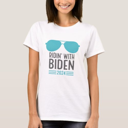 Joe Biden 2024 _ Ridin with Biden T_Shirt