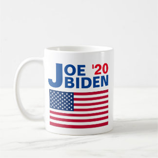 Joe Biden '20 with Amerian Flag Coffee Mug